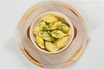 Вареники с курицей и грибами 1672
