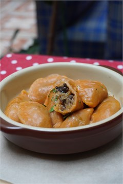 Вареники с капустой и грибами 1922